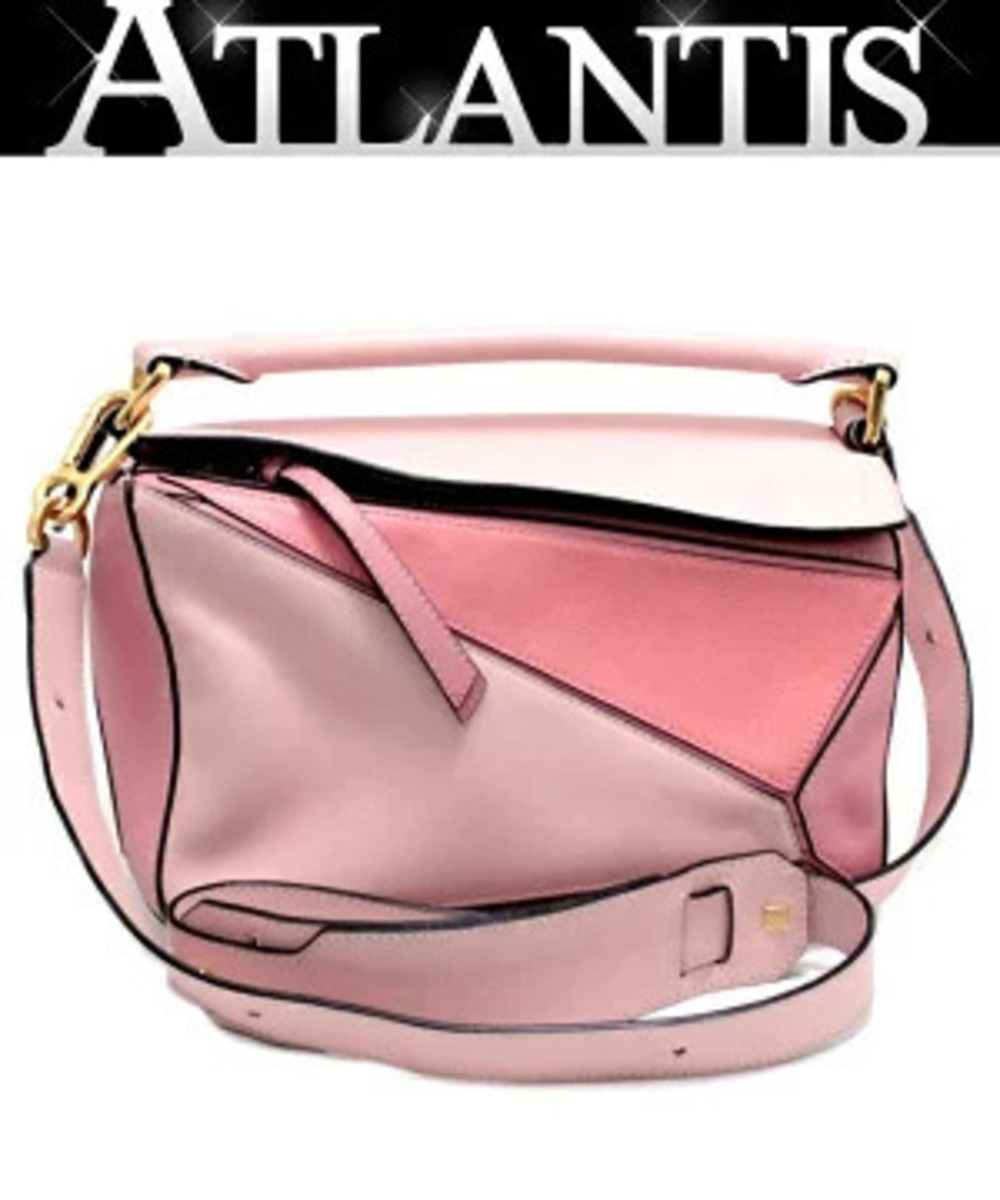 Loewe Puzzle Bag Leather Pink